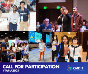 Tapia 2024 Call for Participation image with past conference attendees