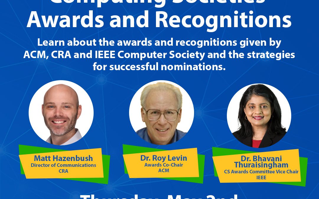 Webinar: Computing Societies’ Awards and Recognitions