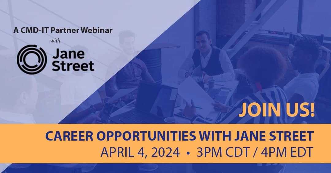 Webinar: Career Opportunities with Jane Street