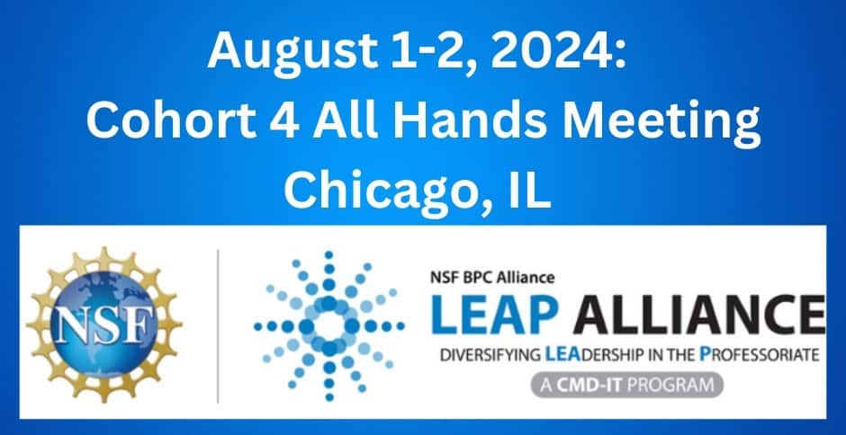 August 1-2, 2024: Cohort 4 All Hands Meeting In Chicago, IL